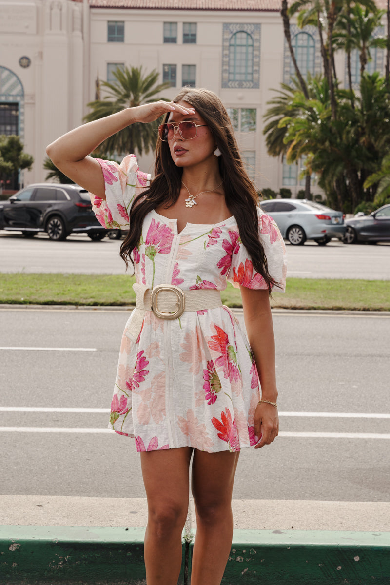 short mini pink dress Strapless Sequin Mini Dress- Hot Pink 4