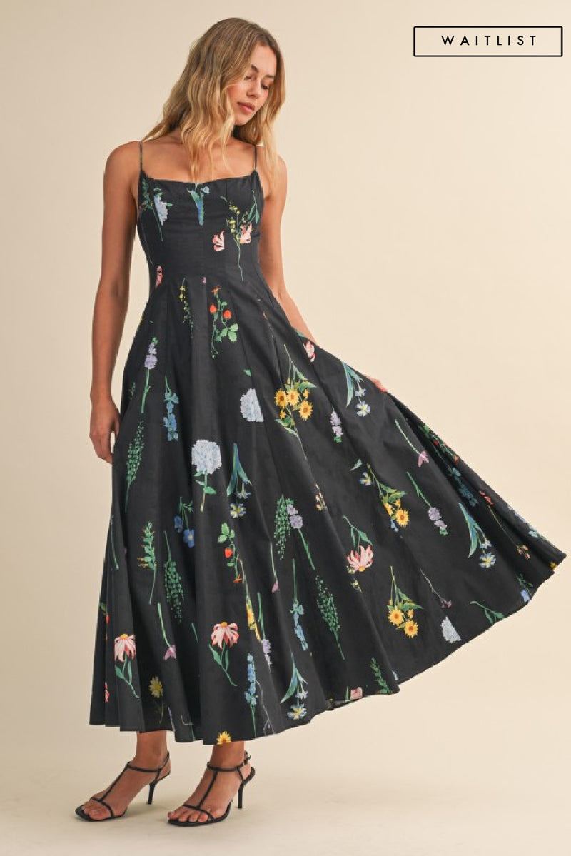lucia midi dress Lucia Midi Dress Black