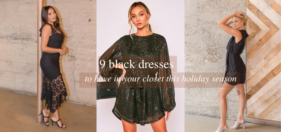 9 Black Dresses To Have in Your Closet This Season