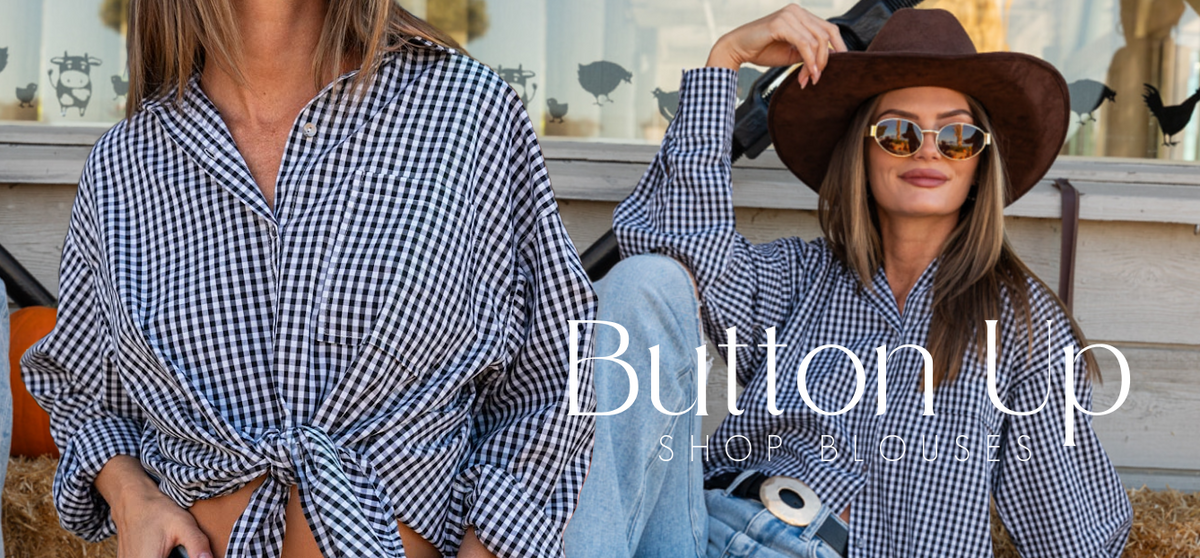 Button Up In Style: The Miss Match Button Down Top Collection – Miss ...