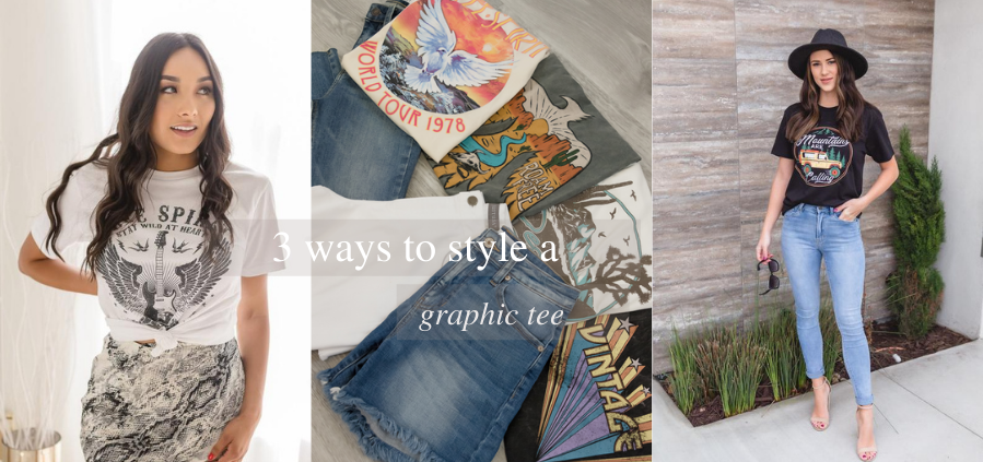 3 Ways to Style a Graphic Tee