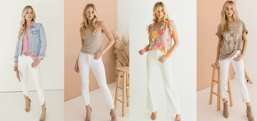 Sweet Jeans Are Made of This White Denim Styling Tips