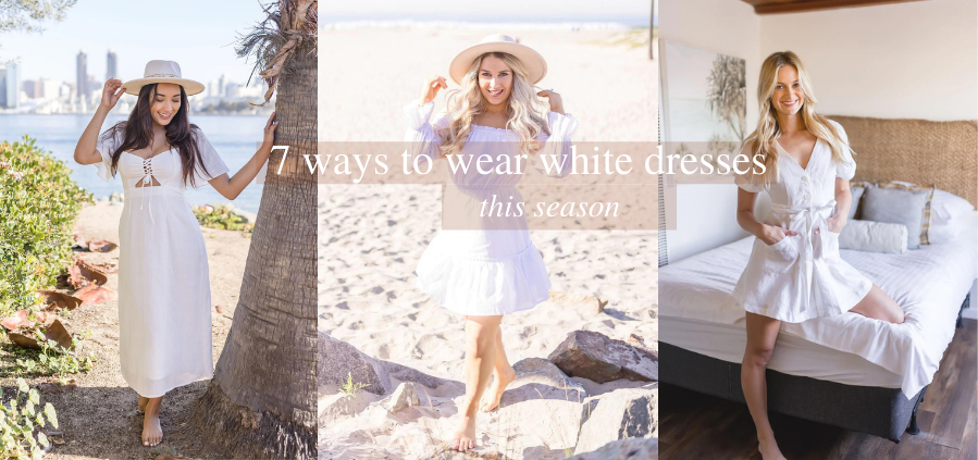 7 Ways to Wear White Dresses This Season