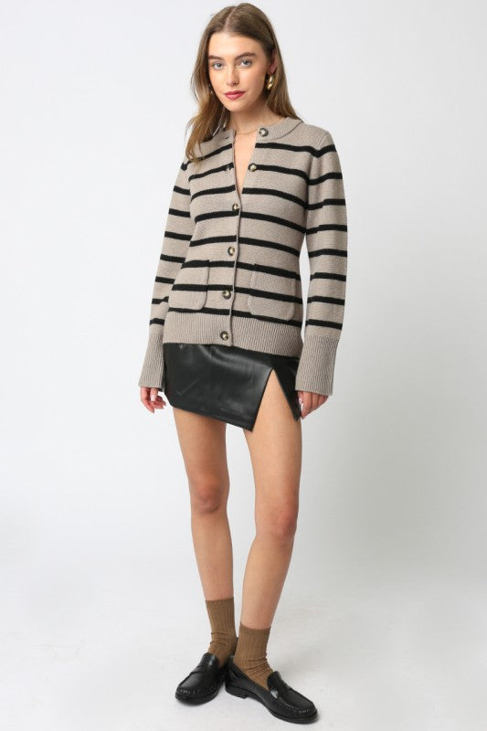 High Waist Faux Leather Mini Skirt Black