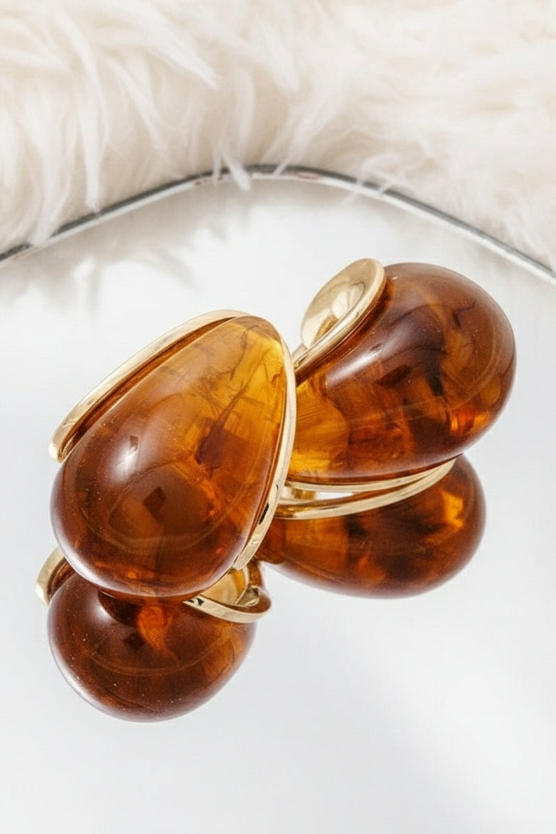 Tear Drop Earrings Gold