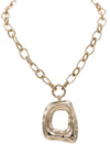 Kaya Chunky Gold Chain Metal Necklace Gold
