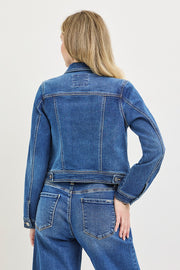  Long Sleeve Denim Jacket Medium Wash