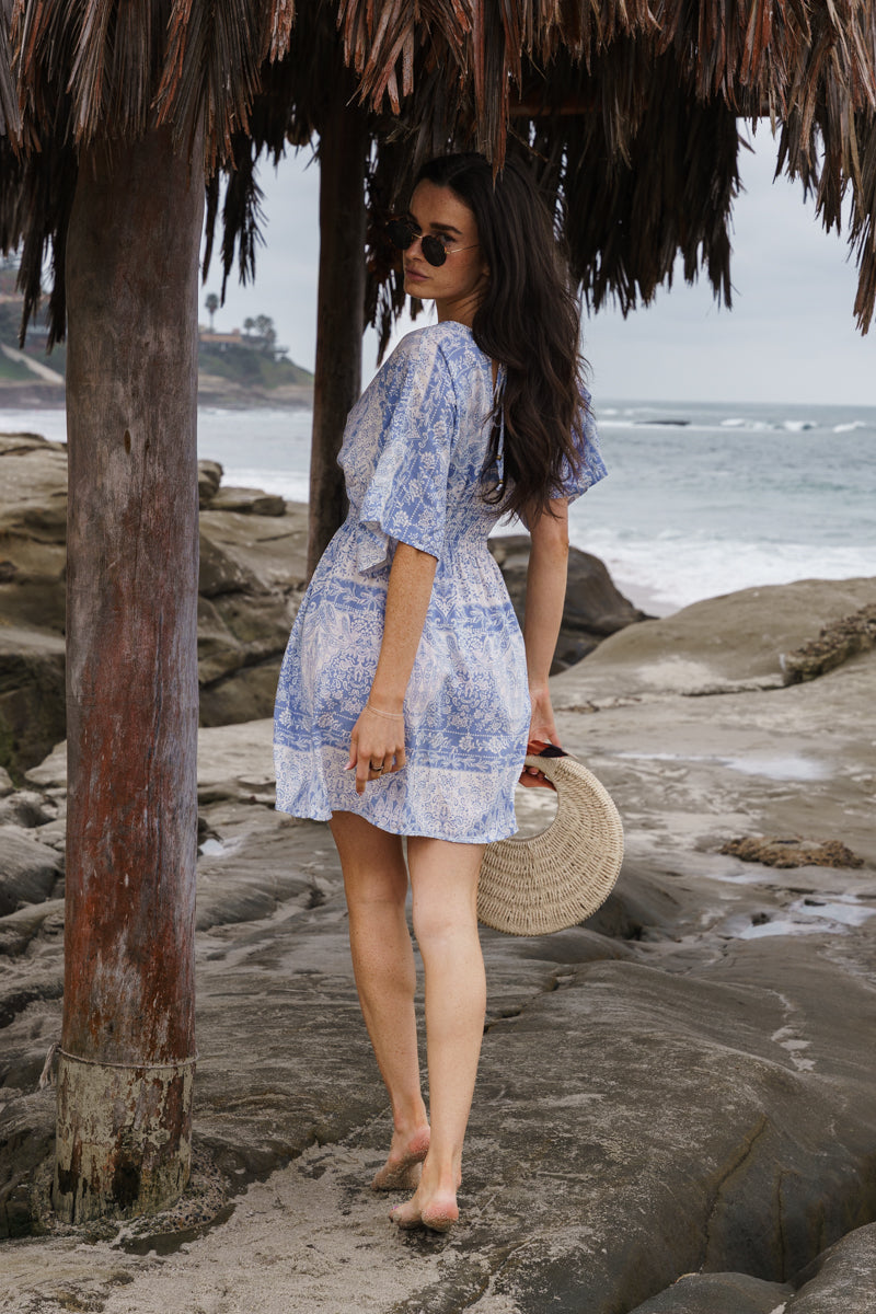 kimono dress mini Short Kimono Dress Black