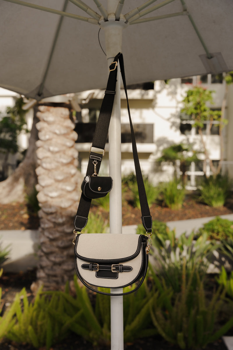  Retro Saddle Mini Crossbody Black