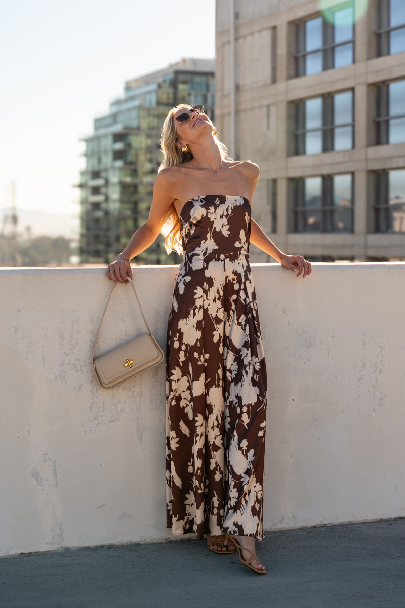 Shoulder Bag Faux Leather Purse Taupe