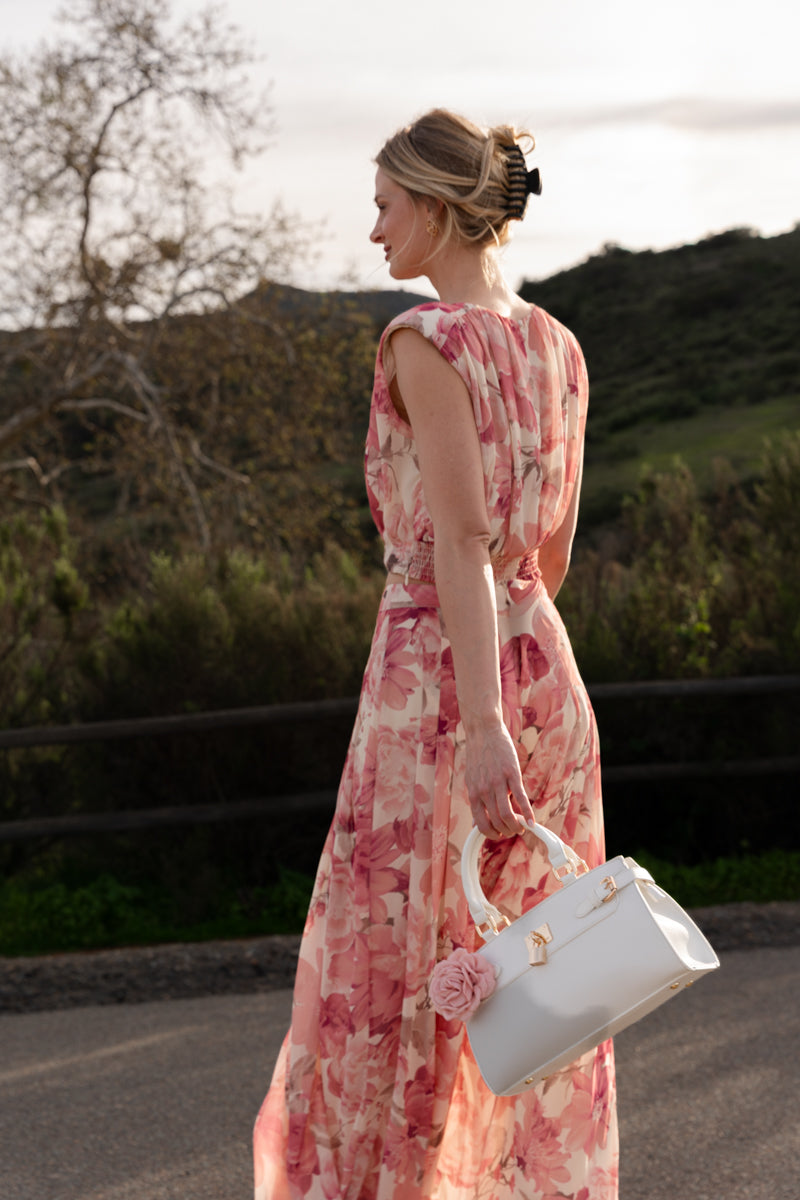 Shoulder Bag Faux Leather Purse White