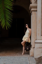 Faux Suede Shoulder Handbag Brown