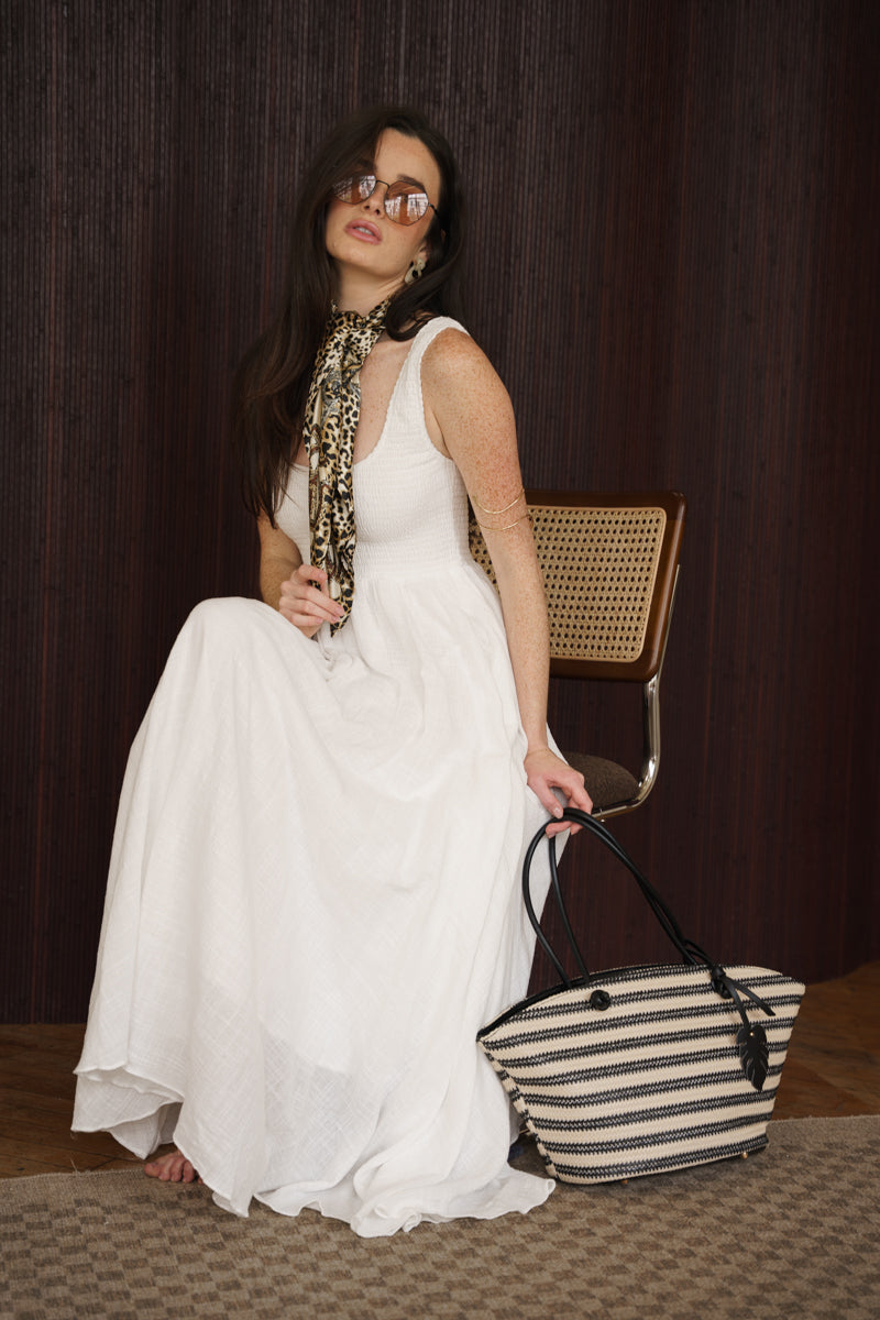 Woven Tote Bag Black