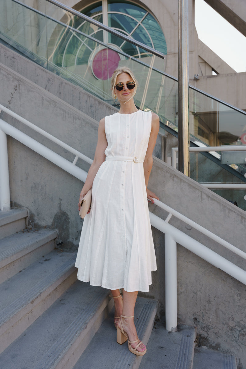 linen button front midi dress Women's Linen-Cotton Blend Button-Front Midi Dress (Antique Navy, Size 16) J.Crew Factory
