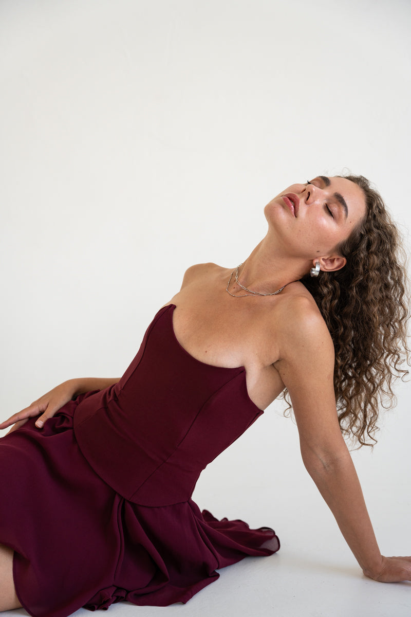 Chunky Hoop Earrings Silver