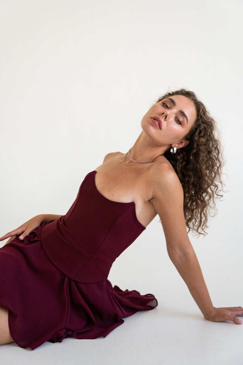 Chunky Hoop Earrings Silver