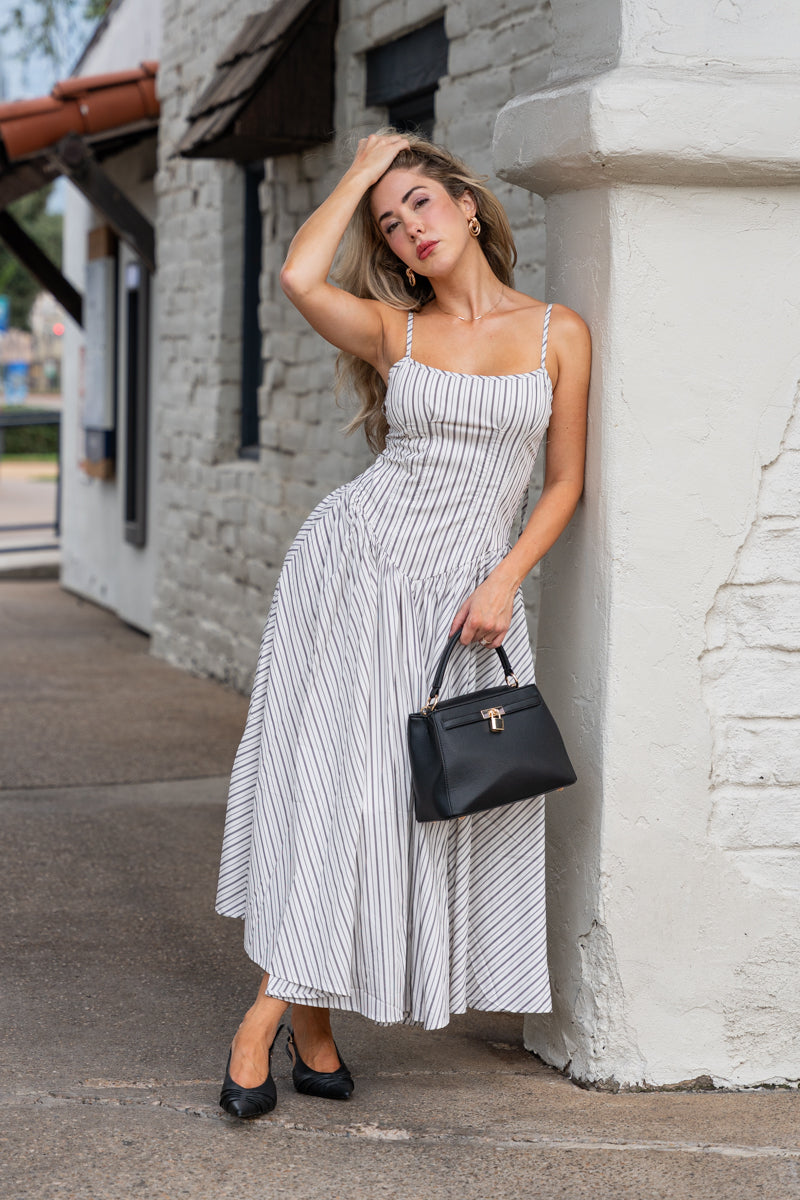 Shoulder Bag Faux Leather Purse Black