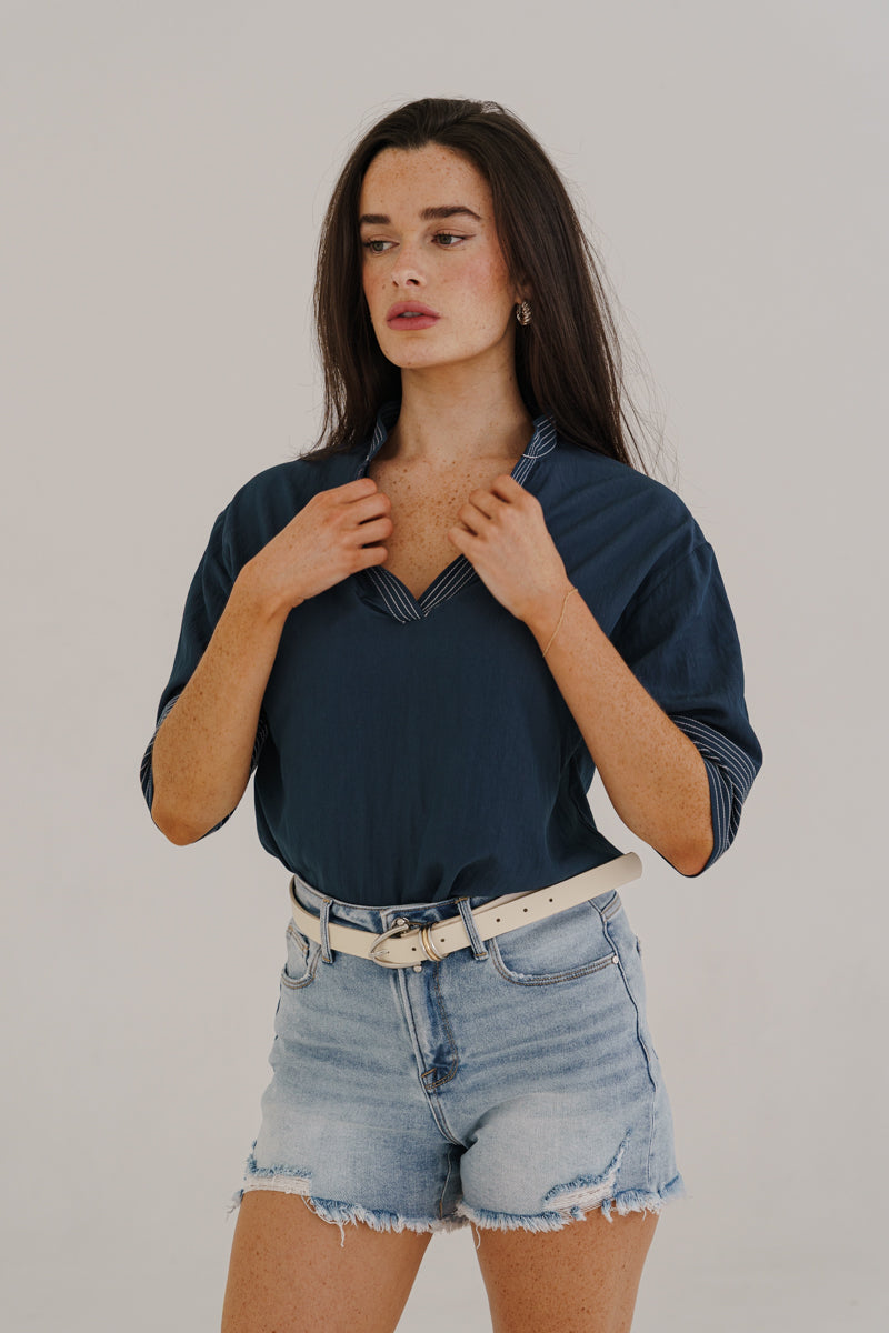  High Rise Frayed Hem Distressed Denim Shorts Light Wash