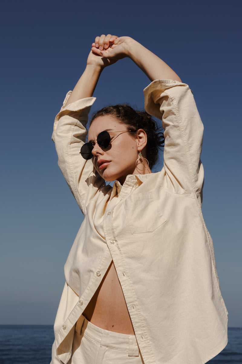  Stone Cube And Hoop Dangle Earrings Gold Green