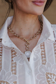 Chunky Chain Square Ston