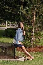  Long Sleeve Denim Jacket Light Wash