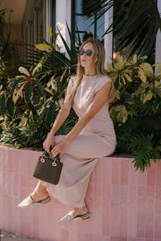 Sleeveless Mock Neck Knit Top
