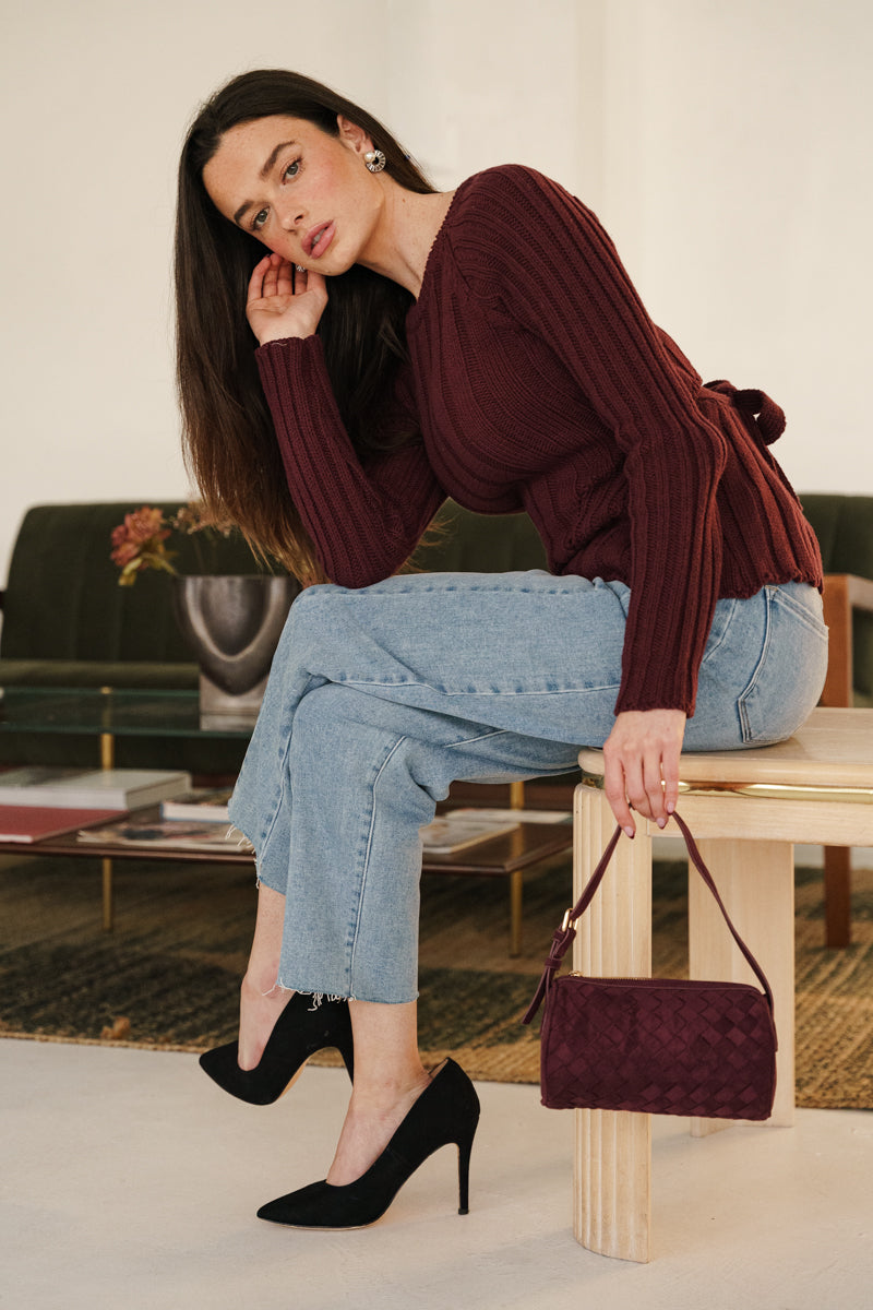 High Rise Cropped Wide Leg Barrel Jeans Light Wash