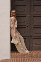  Sleeveless Tank Top White