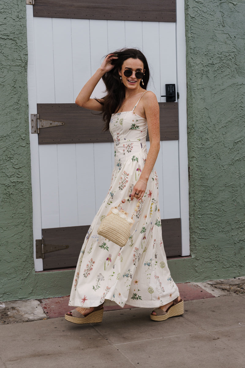 cream sleeveless maxi dress LIVERPOOL Cream Sleeveless Tie Back Sweater Maxi Dress Cream / XS