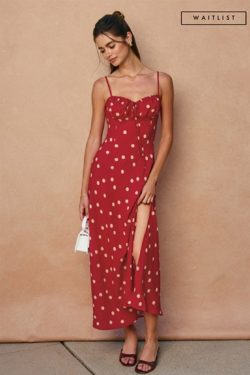 fitted lace wedding dress Back to Where It All Began Polka Dot Bubble Dress- Red and White, Medium | Hazel and Olive