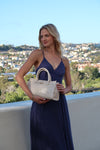 Shoulder Bag Faux Leather Purse White
