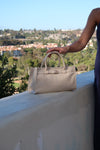 Shoulder Bag Faux Leather Purse White