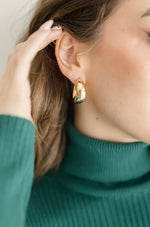  Chunky Hoop Earrings Gold