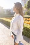 Long Sleeve Button Down White