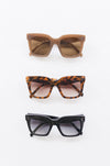 Square Sunglasses Brown
