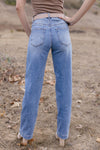 High Rise Wide Leg Jeans Medium Wash