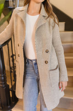 Double Breasted Jacket Taupe