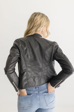 Vegan Leather Jacket Black