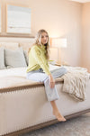  Long Sleeve Slouched Funnel Neck Sweater Green