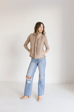  Puffer Vest Taupe