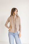  Puffer Vest Taupe