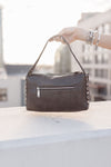 Shoulder Bag Faux Leather Purse Brown