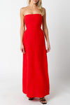 Waitlist 5/20 ♥ Kerry Sleeveless Linen Maxi Dress Red