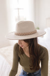 Braided Band Panama Hat Ivory